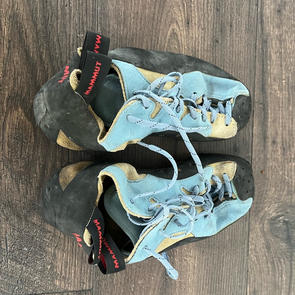 Mammut Mens Climbing Shoes - Blue and Black